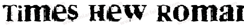 Times Hew Roman字体转换